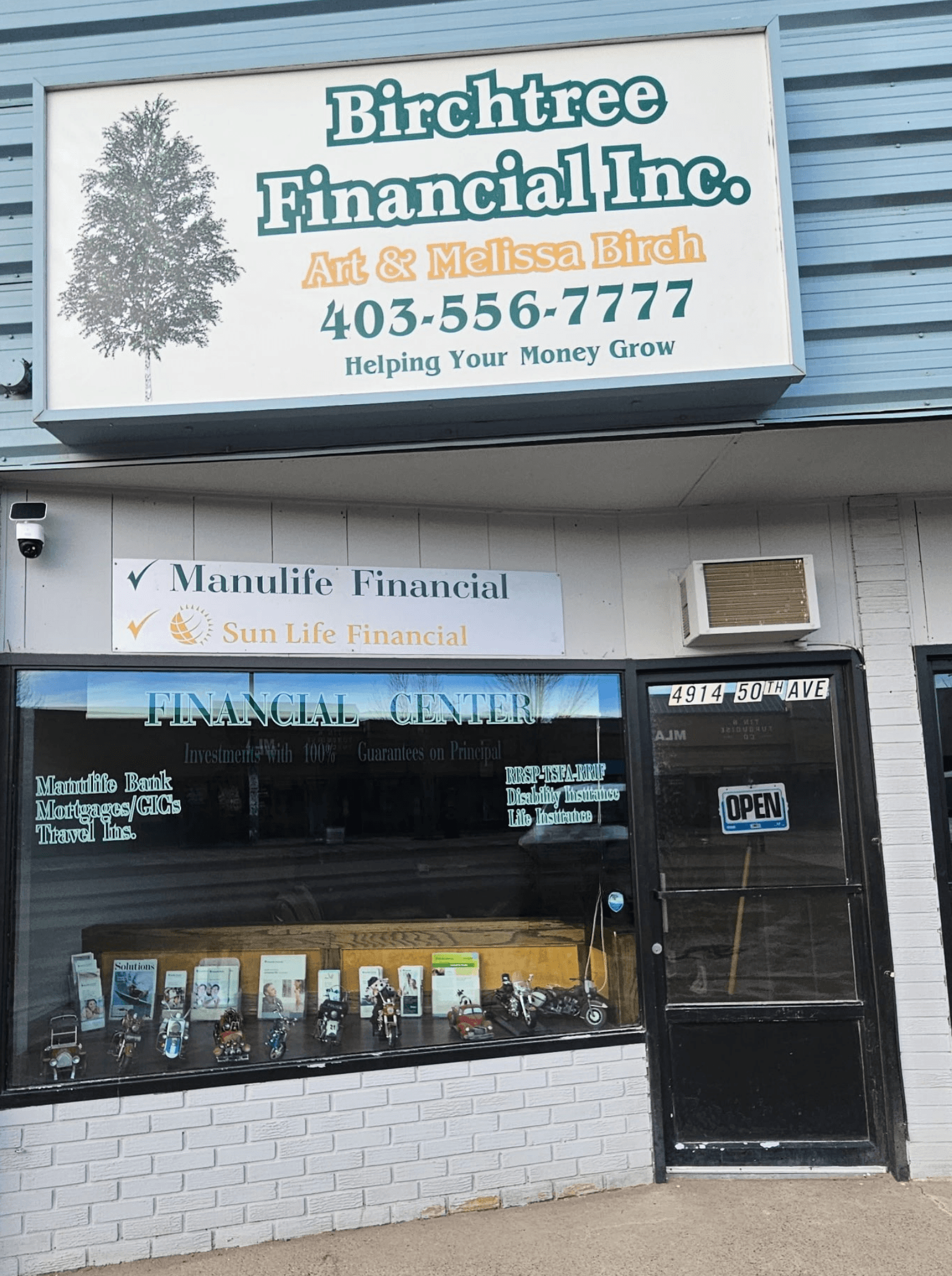 Birchtree Financial storefront in Alberta